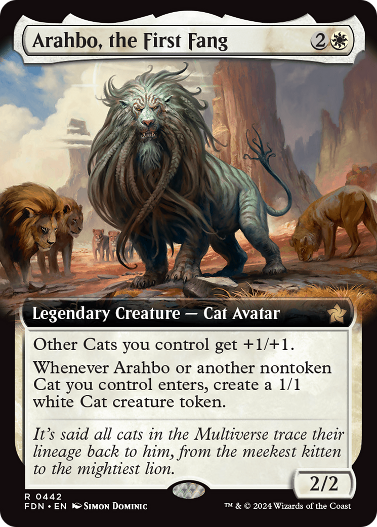 Arahbo, the First Fang (Extended Art) [Foundations] | Good Games Morley