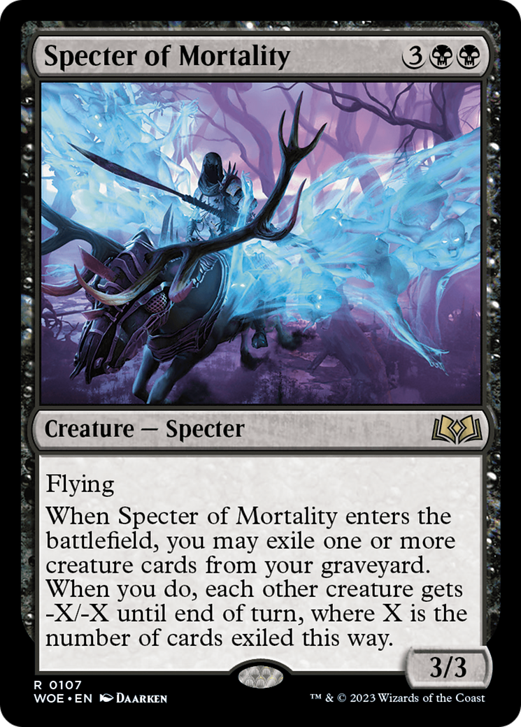 Specter of Mortality [Wilds of Eldraine] | Good Games Morley