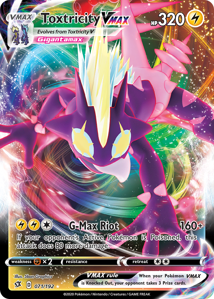 Toxtricity VMAX (071/192) [Sword & Shield: Rebel Clash] | Good Games Morley