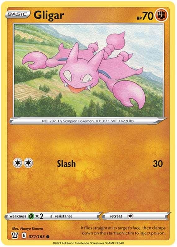 Gligar (071/163) [Sword & Shield: Battle Styles] | Good Games Morley