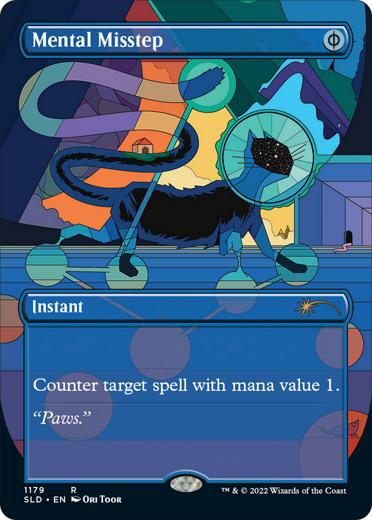 Mental Misstep (Borderless) [Secret Lair Drop Series] | Good Games Morley