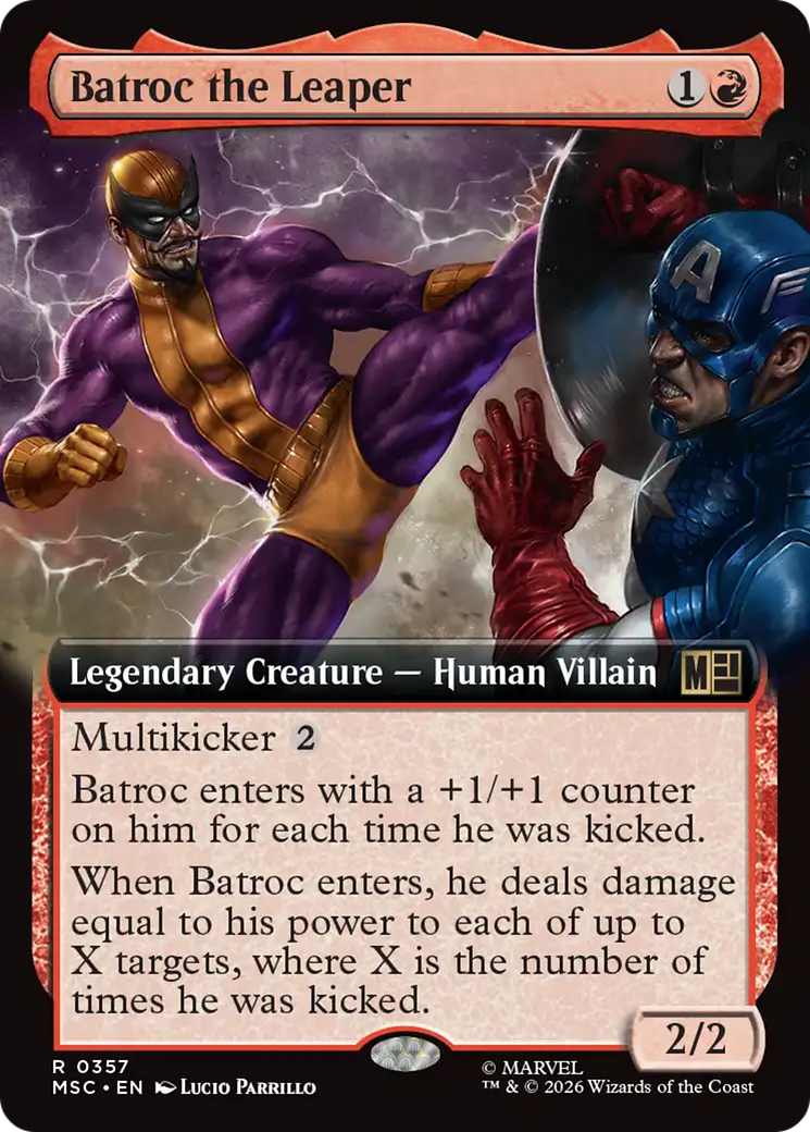 Batroc the Leaper (Extended Art) [Marvel Super Heroes Commander] | Good Games Morley