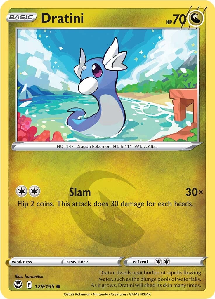 Dratini (129/195) [Sword & Shield: Silver Tempest] | Good Games Morley