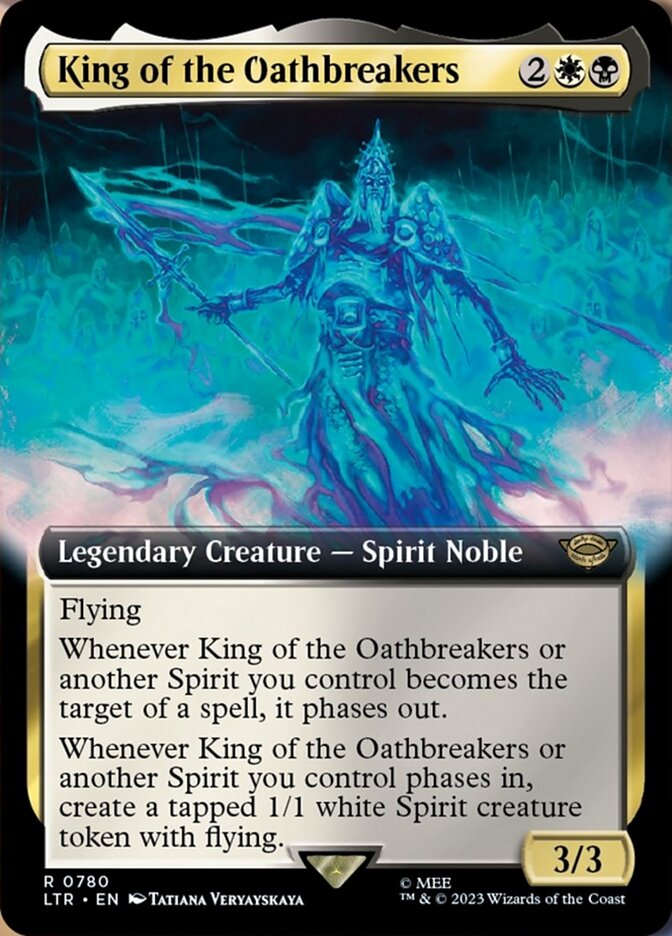 King of the Oathbreakers (Extended Art) (Surge Foil) [The Lord of the Rings: Tales of Middle-Earth] | Good Games Morley