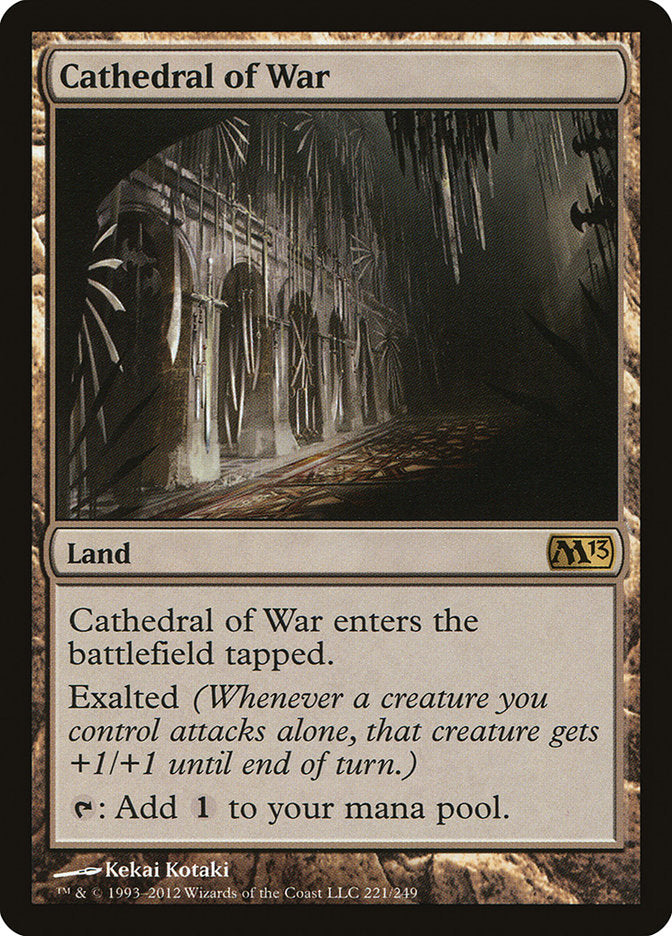 Cathedral of War 221/249 (Magic 2013 (M13))  | Good Games Morley