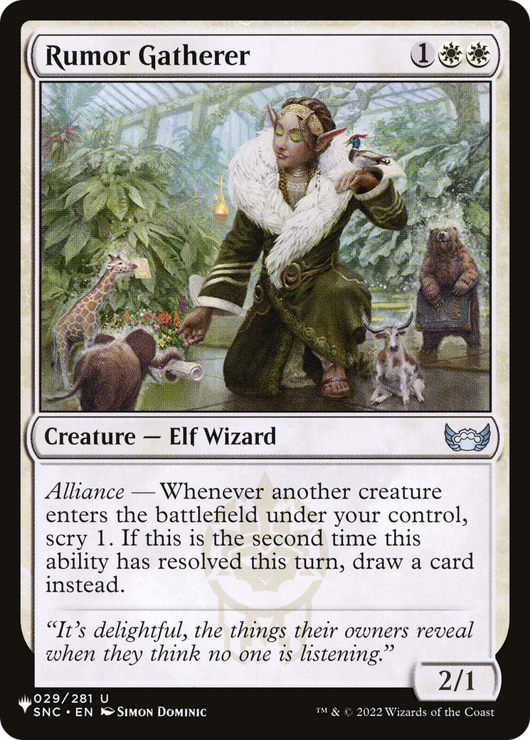 Rumor Gatherer [The List] | Good Games Morley