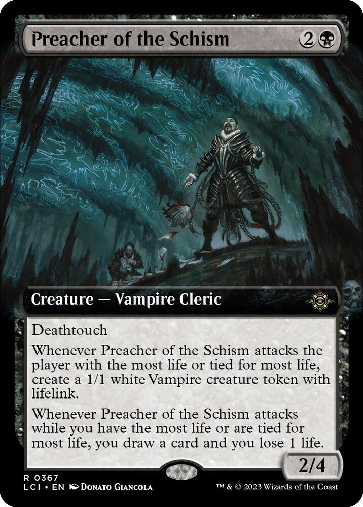 Preacher of the Schism 367/291 (The Lost Caverns of Ixalan)  - Extended Art | Good Games Morley