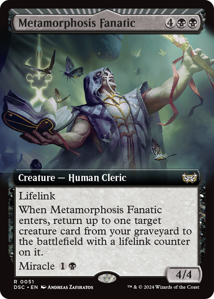 Metamorphosis Fanatic (Extended Art) [Duskmourn: House of Horror Commander] | Good Games Morley