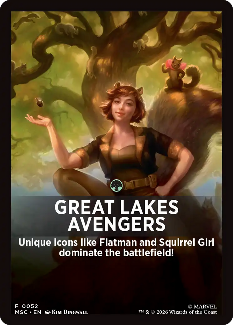 Great Lakes Avengers Theme Card [Marvel Super Heroes Commander] | Good Games Morley