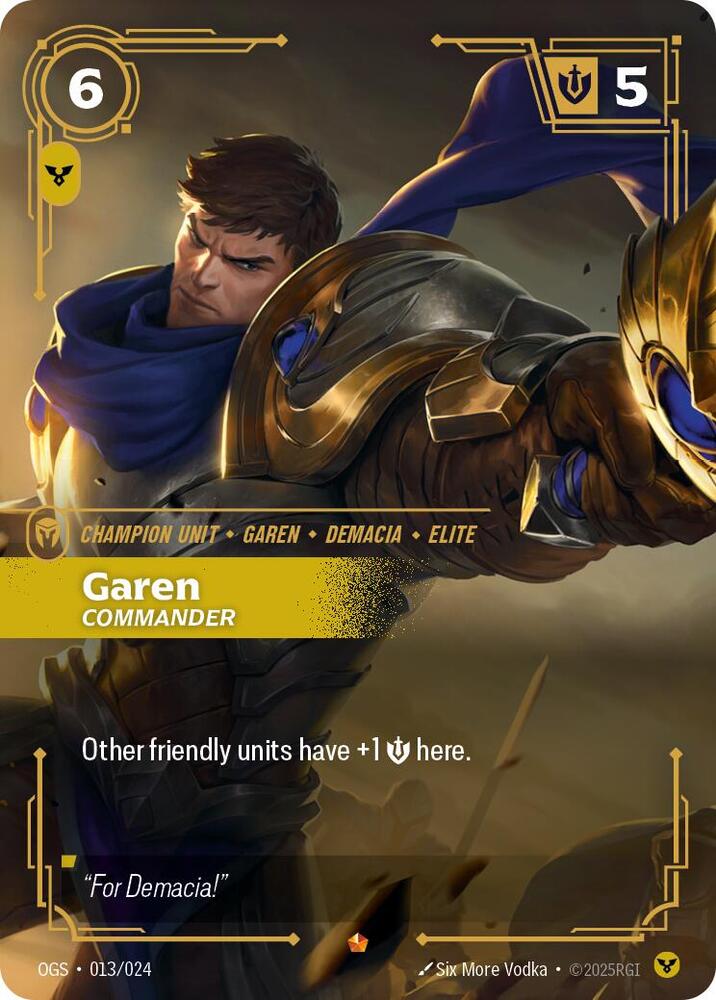Garen - Commander 013/024 (Origins: Proving Grounds)  | Good Games Morley