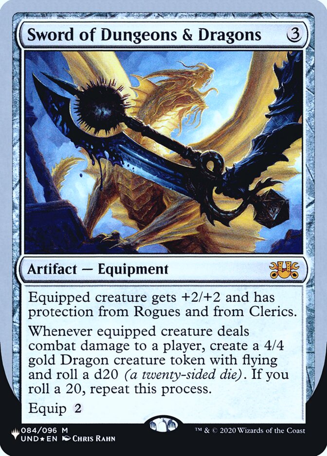Sword of Dungeons & Dragons (Unfinity Foil Edition) [The List] | Good Games Morley