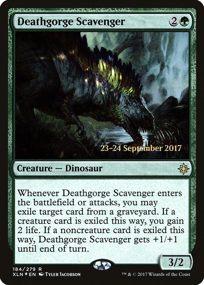 Deathgorge Scavenger [Ixalan Prerelease Promos] | Good Games Morley
