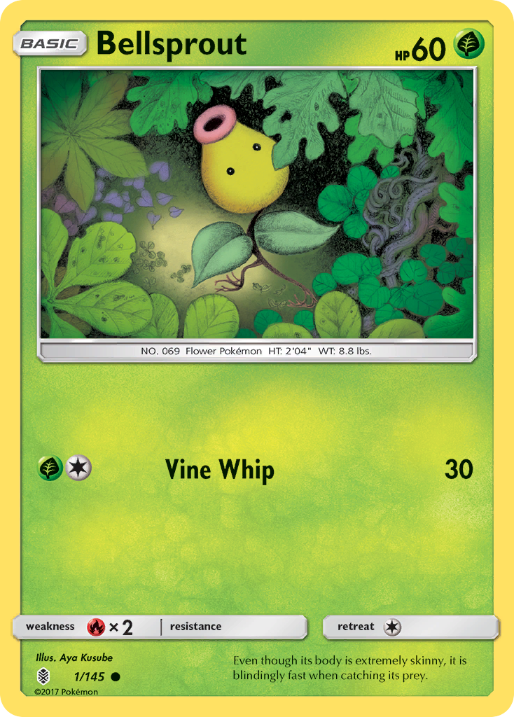 Bellsprout (1/145) [Sun & Moon: Guardians Rising] | Good Games Morley