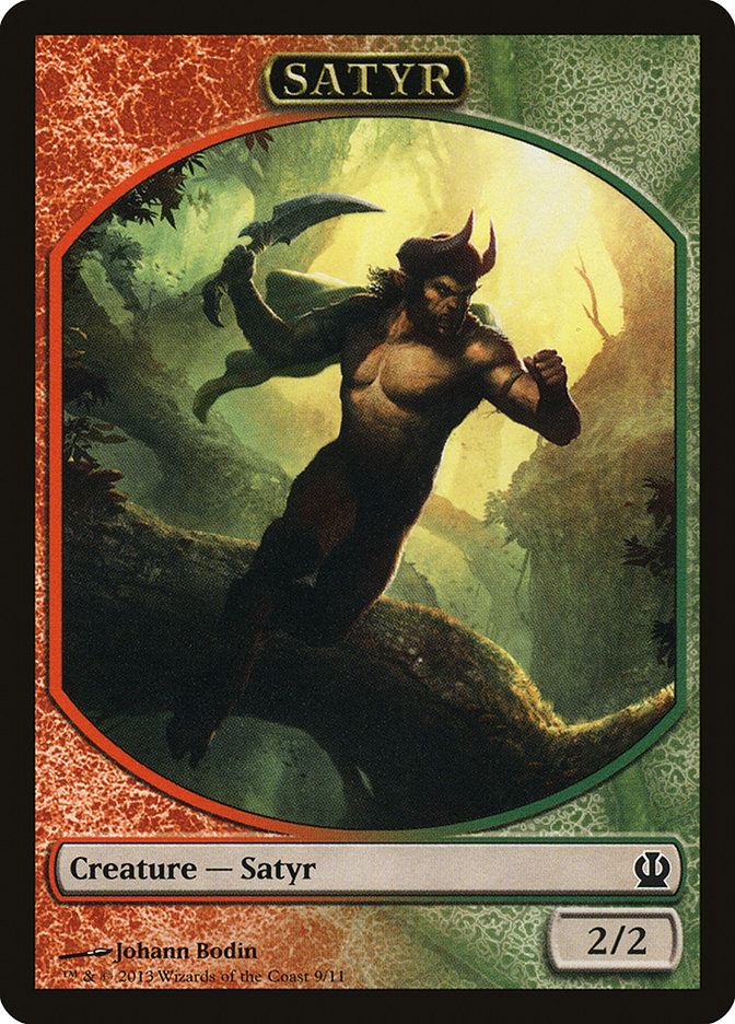 Satyr Token [Theros Tokens] | Good Games Morley