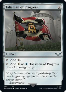 Talisman of Progress 258/617 (Universes Beyond: Warhammer 40,000)  | Good Games Morley