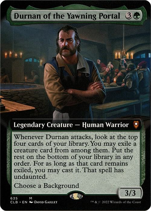 Durnan of the Yawning Portal Extended Art 635/361 (Commander Legends: Battle for Baldur's Gate)  | Good Games Morley