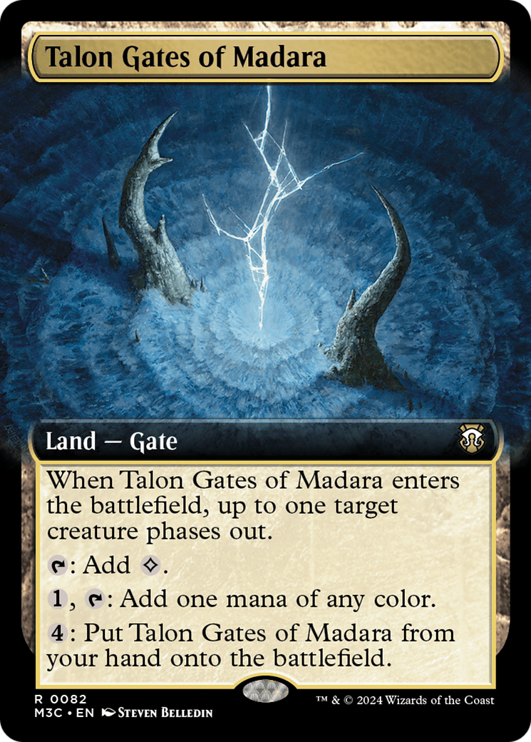 Talon Gates of Madara (Extended Art) (Ripple Foil) [Modern Horizons 3 Commander] | Good Games Morley