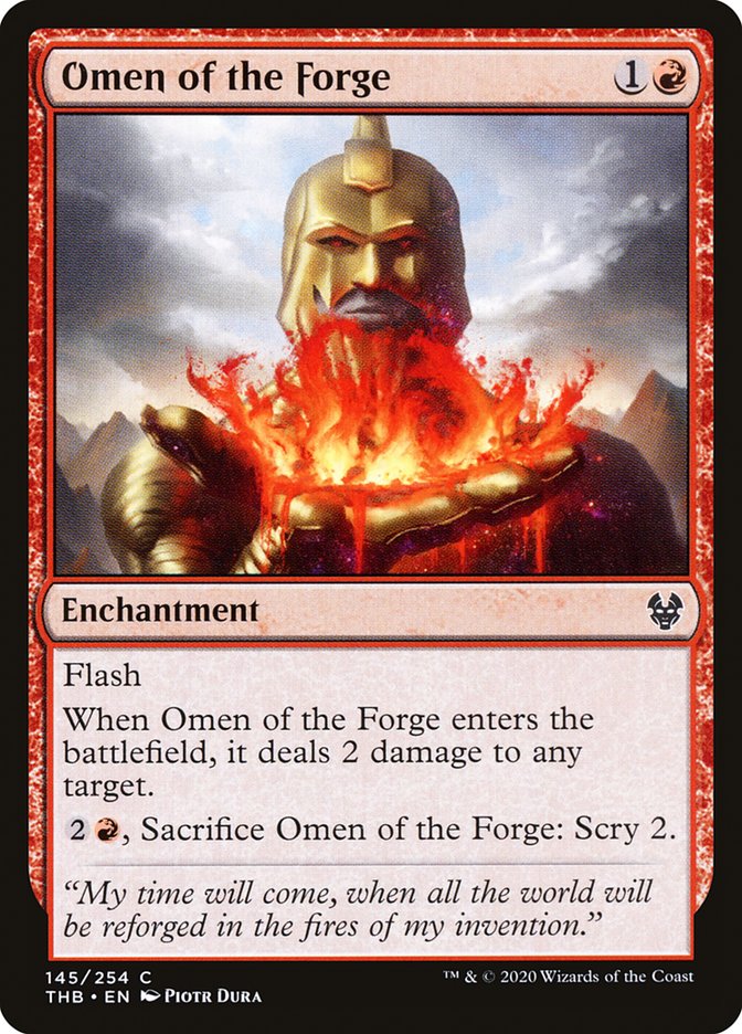Omen of the Forge 145/254 (Theros Beyond Death)  | Good Games Morley