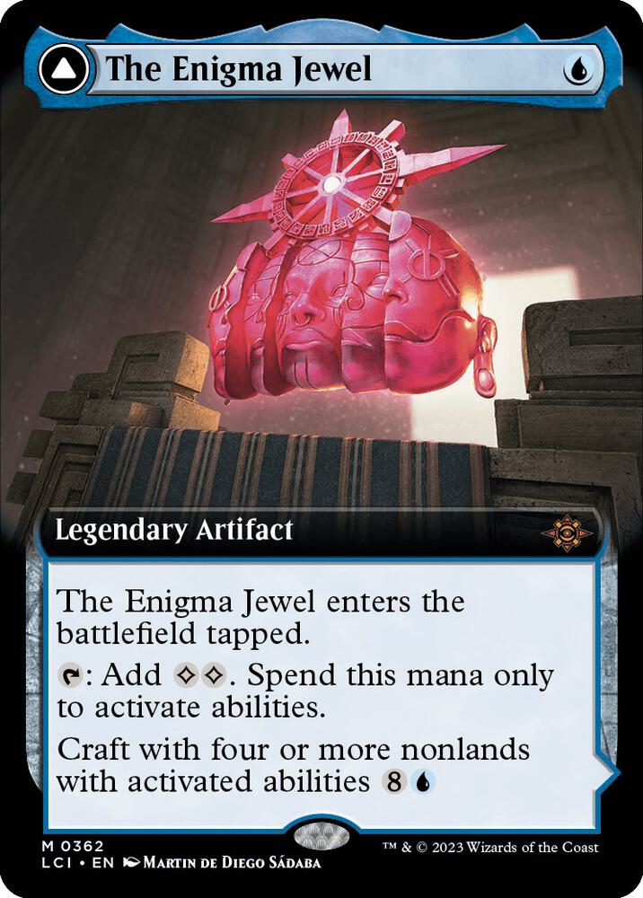 The Enigma Jewel // Locus of Enlightenment 362/291 (The Lost Caverns of Ixalan)  - Extended Art | Good Games Morley