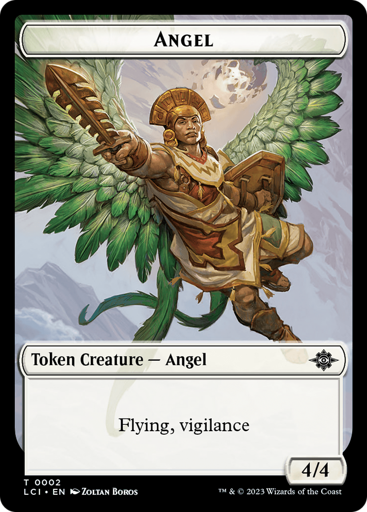 Map // Angel Double-Sided Token [The Lost Caverns of Ixalan Tokens] | Good Games Morley