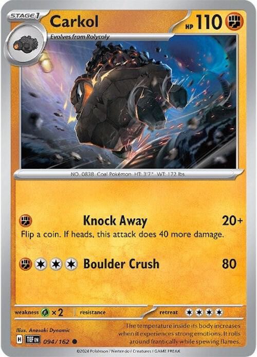 Carkol 094/162 (SV05: Temporal Forces)  - Reverse Holofoil | Good Games Morley