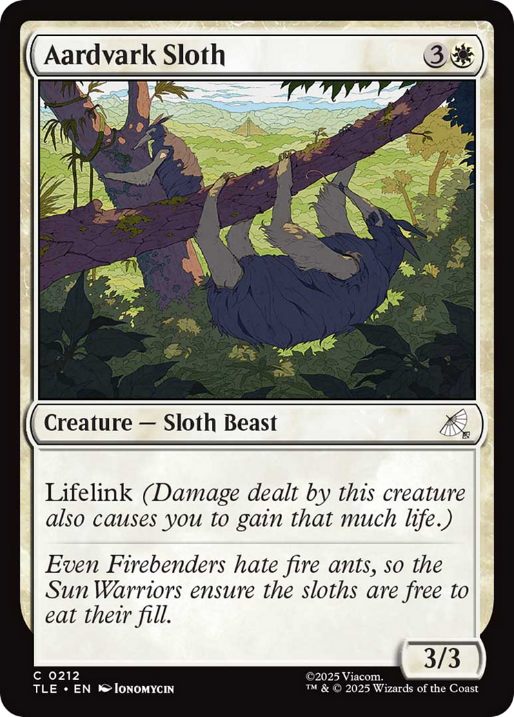 Aardvark Sloth [Avatar: The Last Airbender: Eternal-Legal] | Good Games Morley