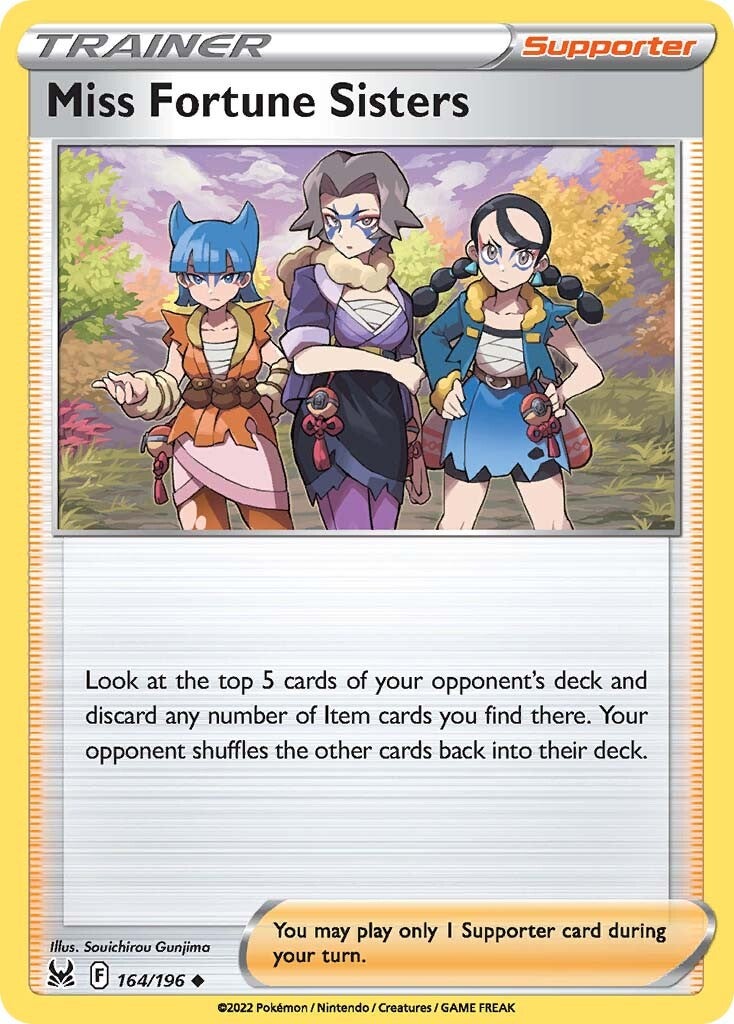 Miss Fortune Sisters (164/196) [Sword & Shield: Lost Origin] | Good Games Morley