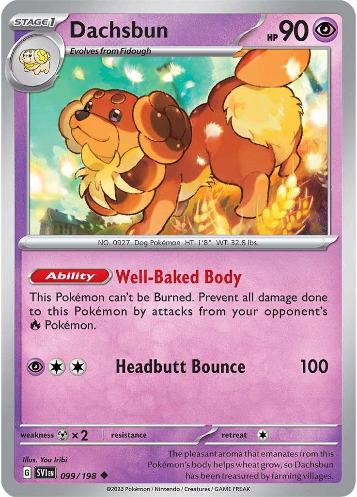 Dachsbun (099/198) [Scarlet & Violet: Base Set] | Good Games Morley
