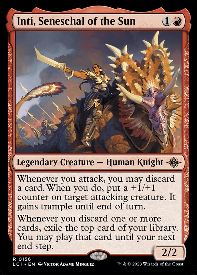 Inti, Seneschal of the Sun 156/291 (The Lost Caverns of Ixalan)  - Foil | Good Games Morley