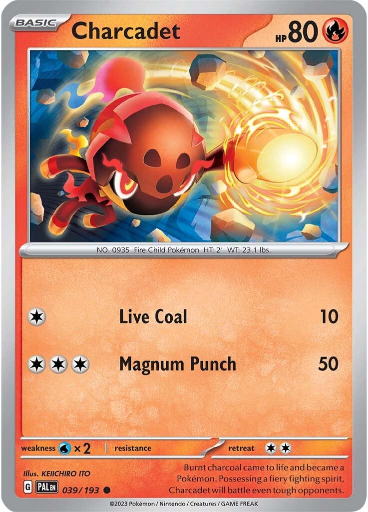 Charcadet (039/193) [Scarlet & Violet: Paldea Evolved] | Good Games Morley