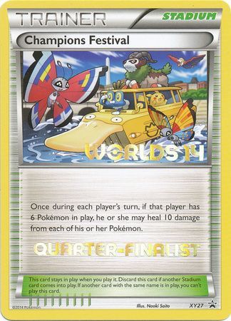 Champions Festival (XY27) (2014 Quarter Finalist) [XY: Black Star Promos] | Good Games Morley