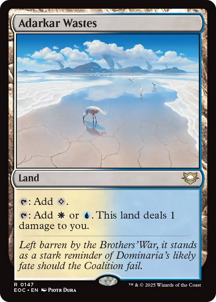Adarkar Wastes [Edge of Eternities Commander] | Good Games Morley