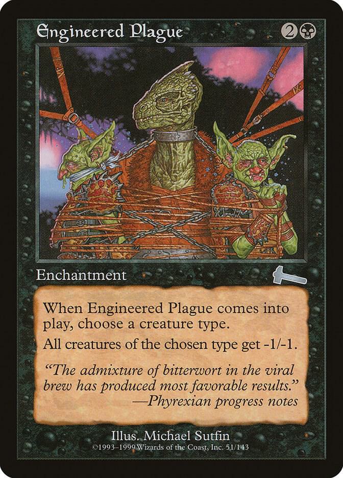 Engineered Plague 51/143 (Urza's Legacy)  | Good Games Morley