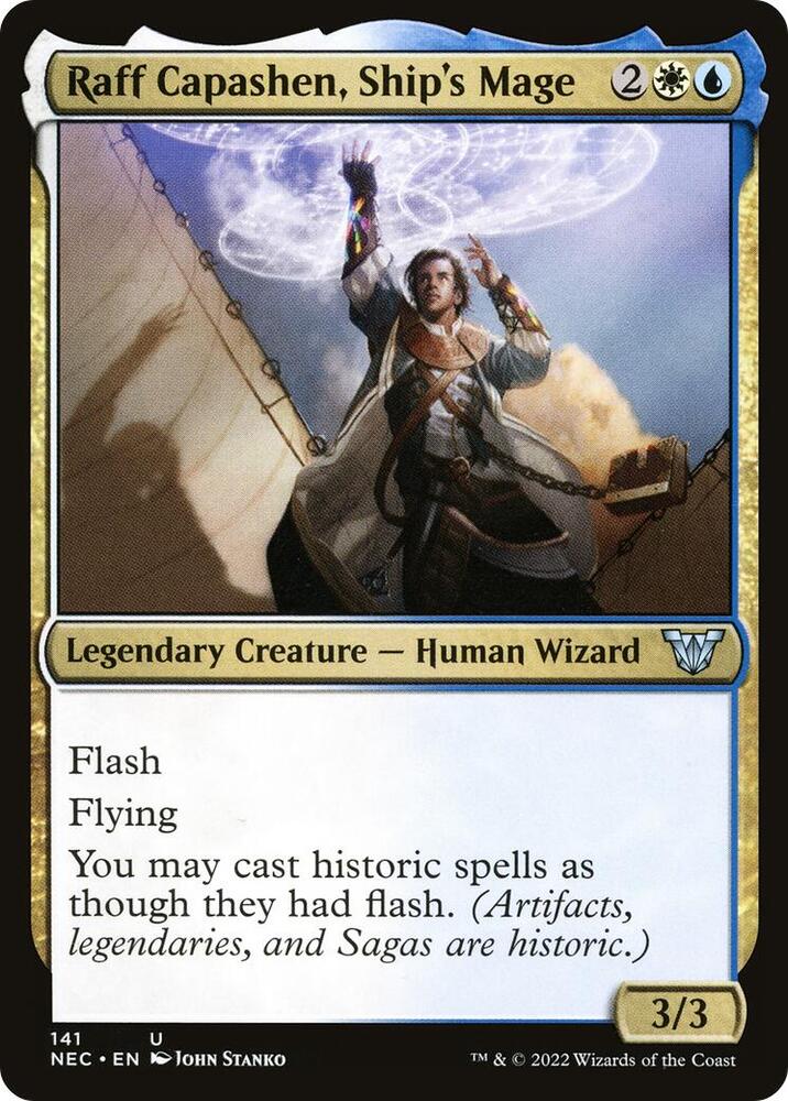 Raff Capashen, Ship's Mage 141/38 (Commander: Kamigawa: Neon Dynasty)  | Good Games Morley