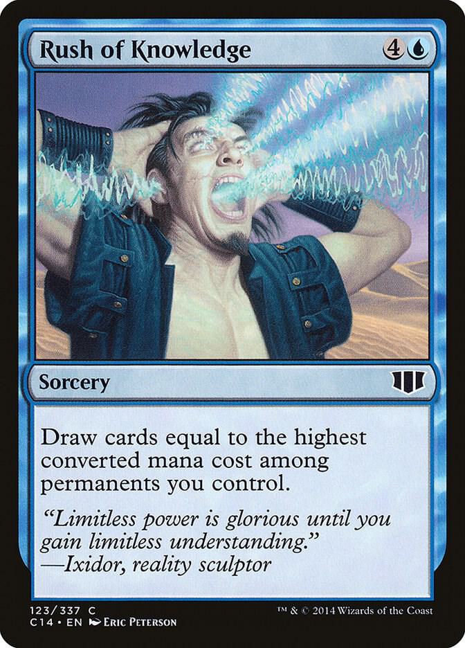 Rush of Knowledge 123/337 (Commander 2014)  | Good Games Morley