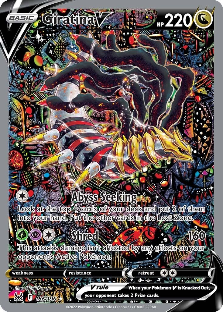 Giratina V (186/196) [Sword & Shield: Lost Origin] | Good Games Morley