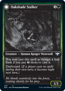 Oakshade Stalker // Moonlit Ambusher [Innistrad: Double Feature] | Good Games Morley