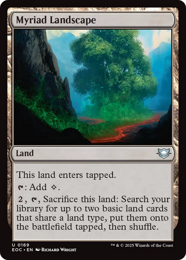 Myriad Landscape [Edge of Eternities Commander] | Good Games Morley