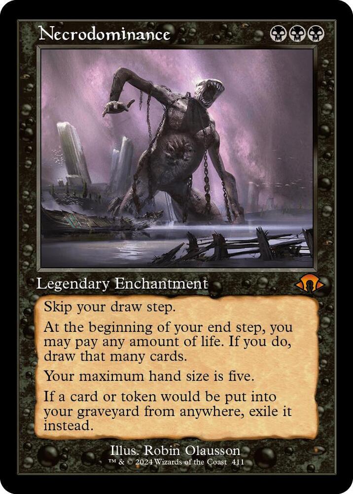 Necrodominance 411/319 (Modern Horizons 3)  - Retro Foil | Good Games Morley