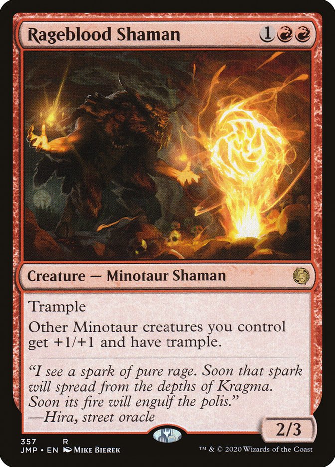 Rageblood Shaman 357/495 (Jumpstart)  | Good Games Morley