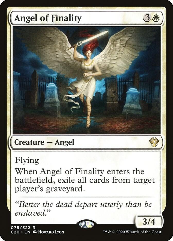 Angel of Finality 75/322 (Commander 2020)  | Good Games Morley