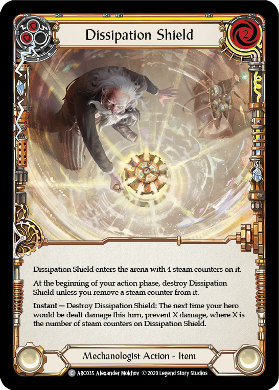 Dissipation Shield [U-ARC035] (Arcane Rising Unlimited)  Unlimited Rainbow Foil | Good Games Morley