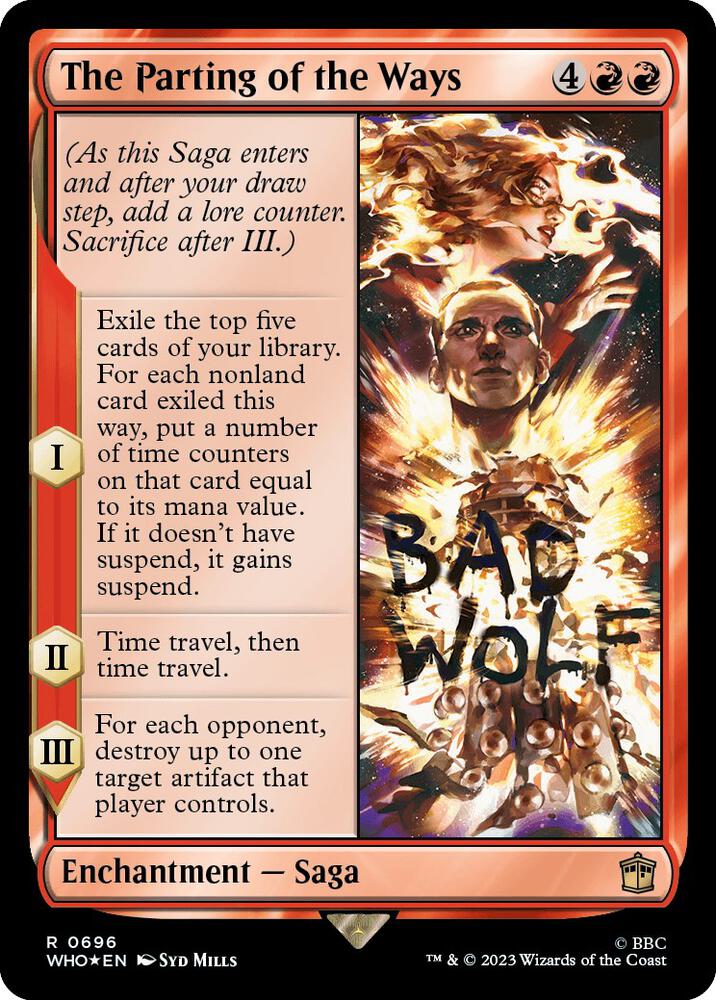 The Parting of the Ways 696/331 (Universes Beyond: Doctor Who)  - Surge Foil | Good Games Morley