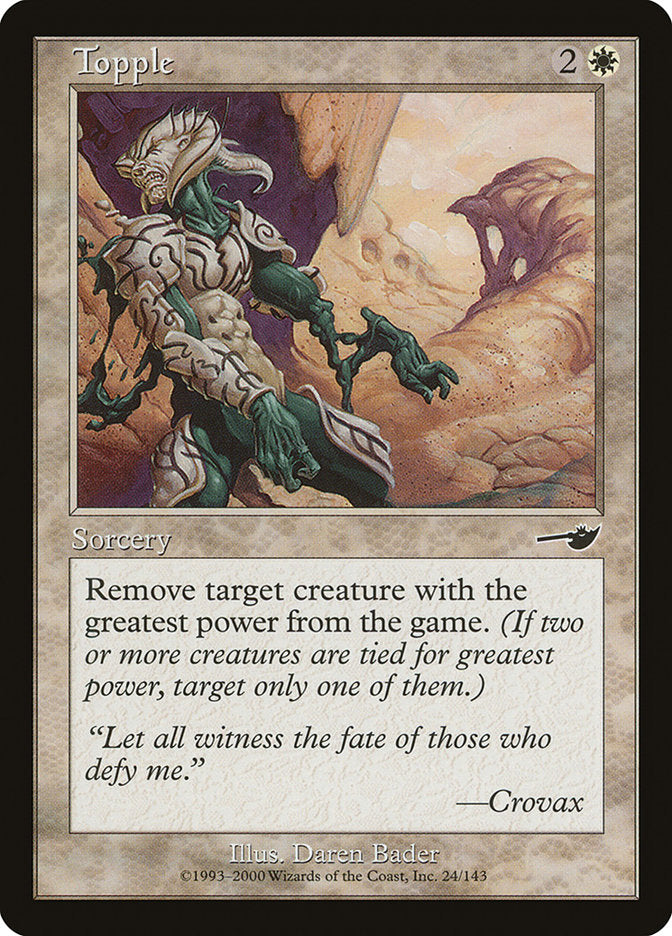Topple 24/143 (Nemesis)  - Foil | Good Games Morley