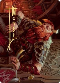Arni Brokenbrow Art Card (Gold-Stamped Signature) [Kaldheim Art Series] | Good Games Morley