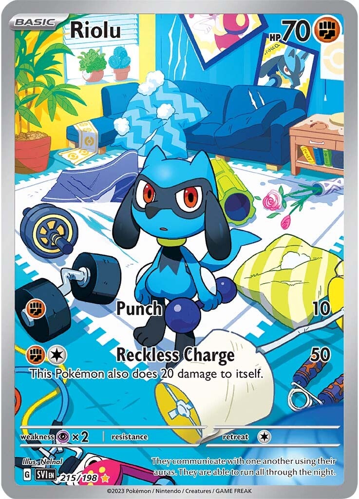 Riolu (215/198) [Scarlet & Violet: Base Set] | Good Games Morley