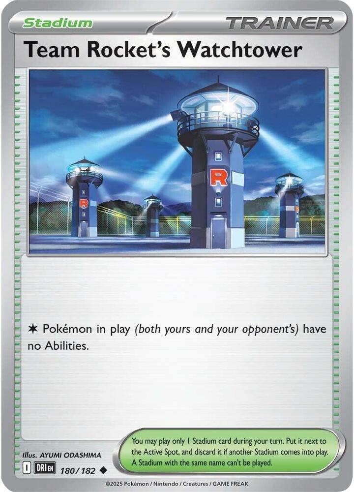 Team Rocket's Watchtower 180/182 (SV10: Destined Rivals)  | Good Games Morley