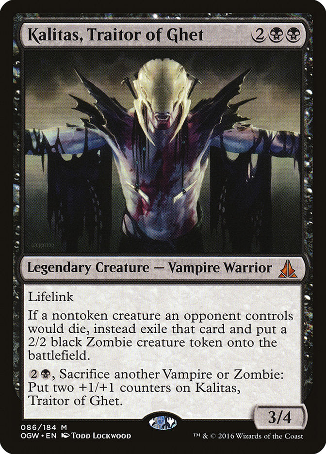 Kalitas, Traitor of Ghet 86 (Oath of the Gatewatch)  - Foil | Good Games Morley