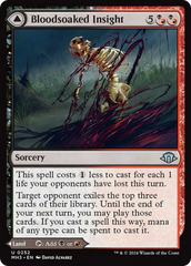 Bloodsoaked Insight // Sanguine Morass [Modern Horizons 3] | Good Games Morley