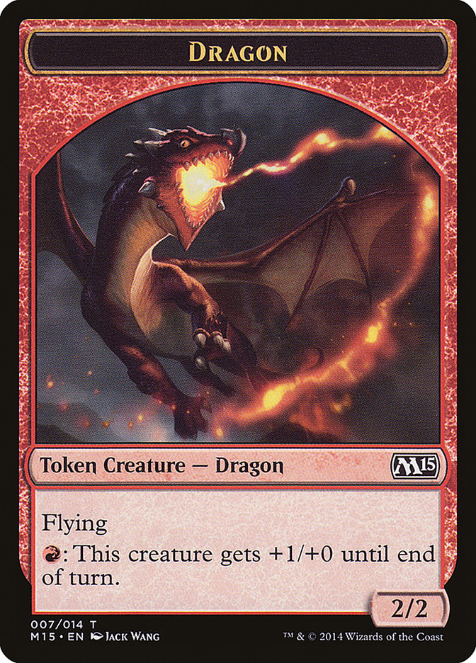 Dragon Token [Magic 2015 Tokens] | Good Games Morley